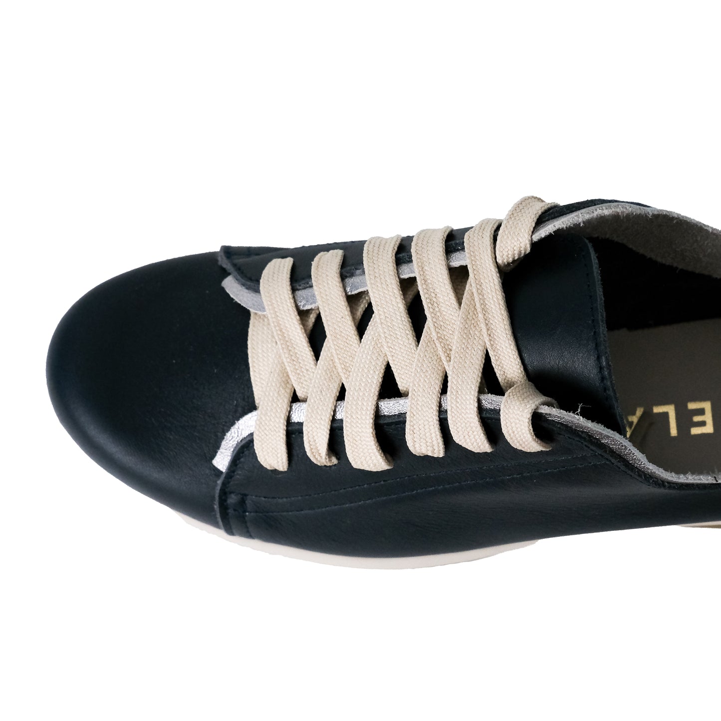 METALLIC & BLACK ATHLEISURE SNEAKER