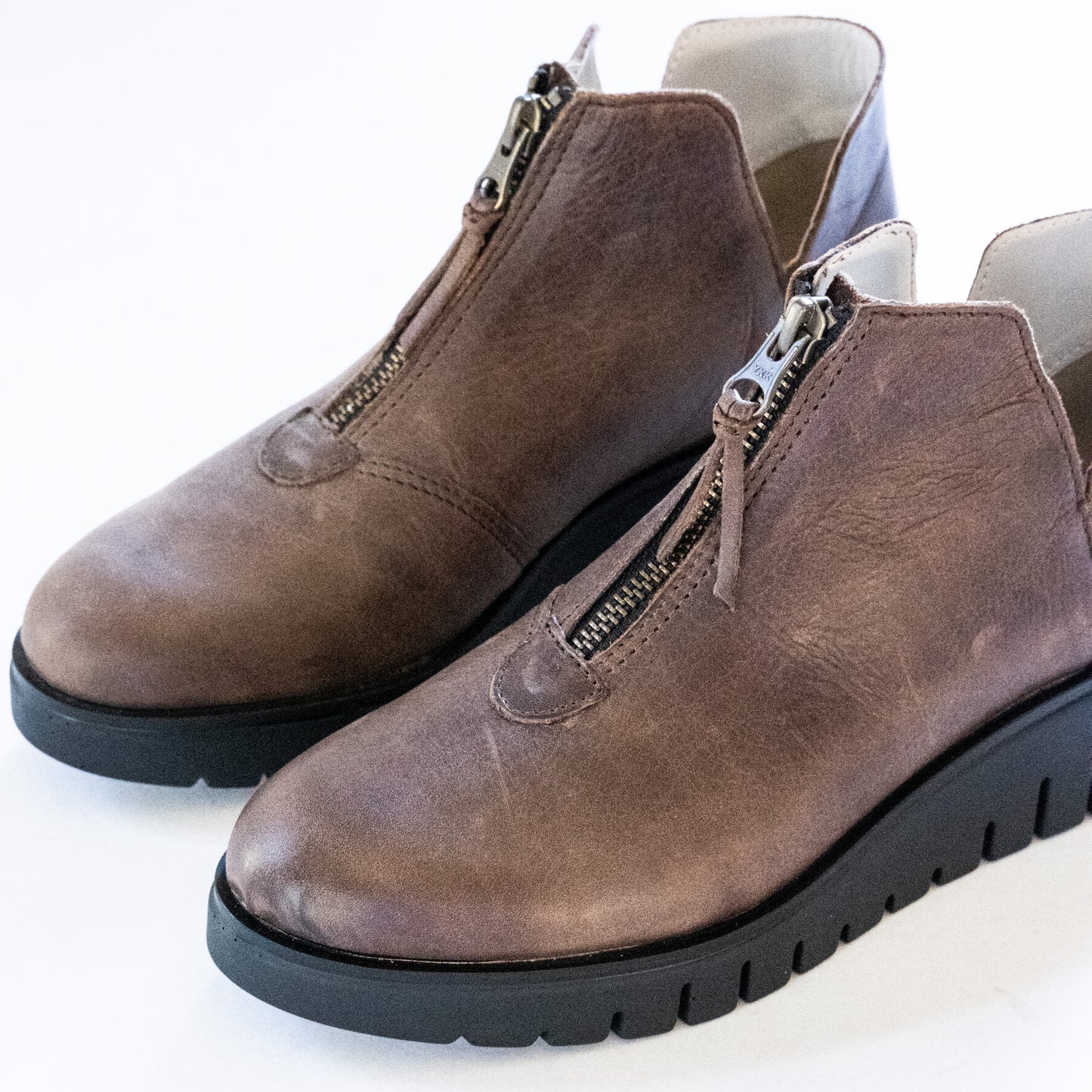 DIESEL BROWN LIFTED BOOTS