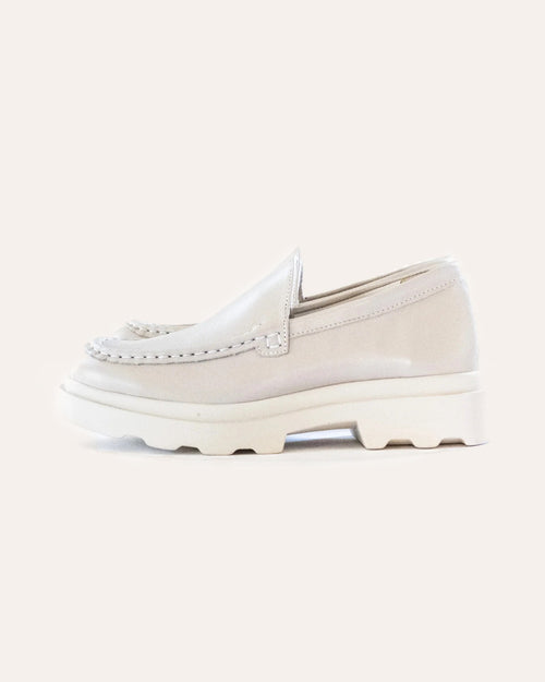 Billie Loafer in Taupe, handmade leather loafer by Phelan Footwear