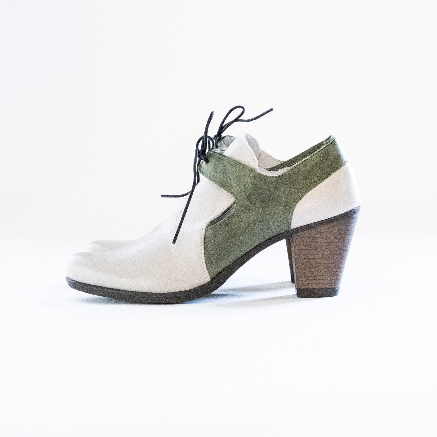 MINK AND GREEN HEELS