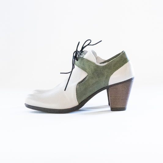 MINK AND GREEN HEELS