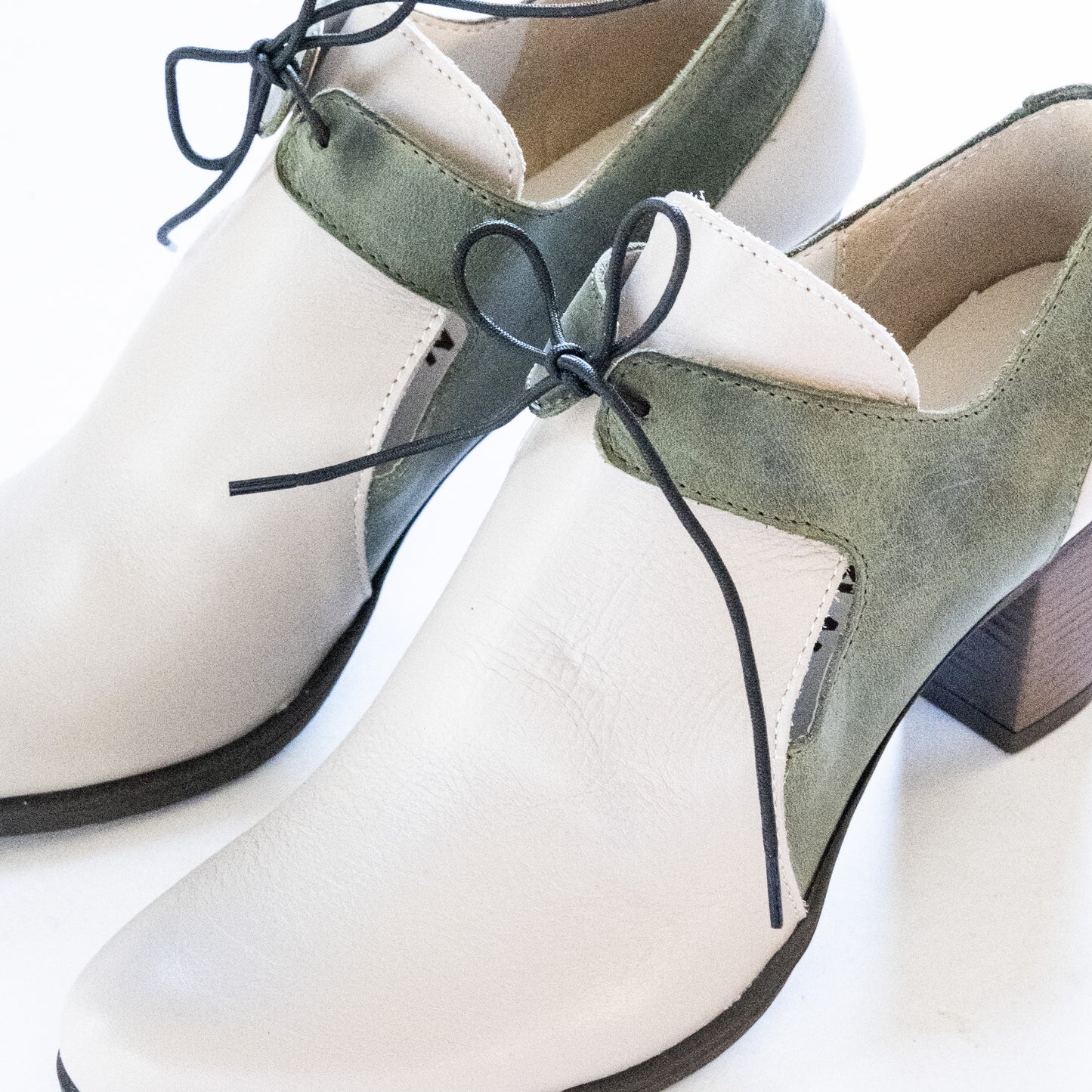 MINK AND GREEN HEELS