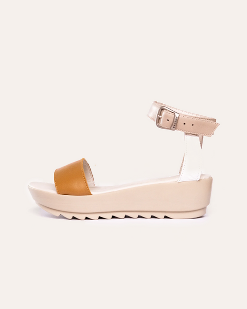 Amalfi Wedge, handmade leather wedge sandal by Phelan Footwear