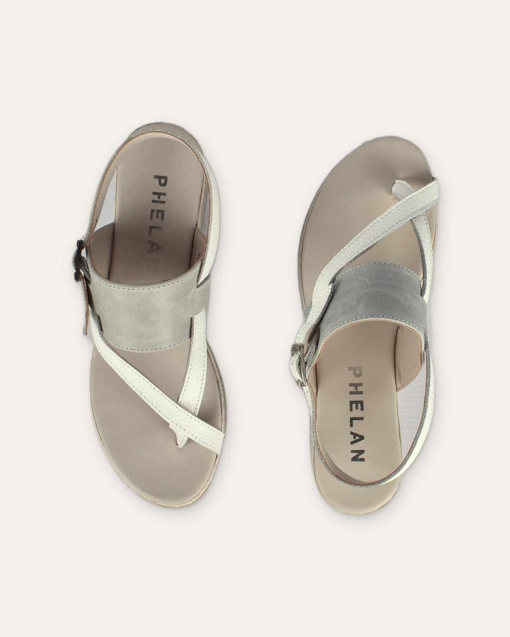 Anchor Wedge in White/Grey, the pair from above