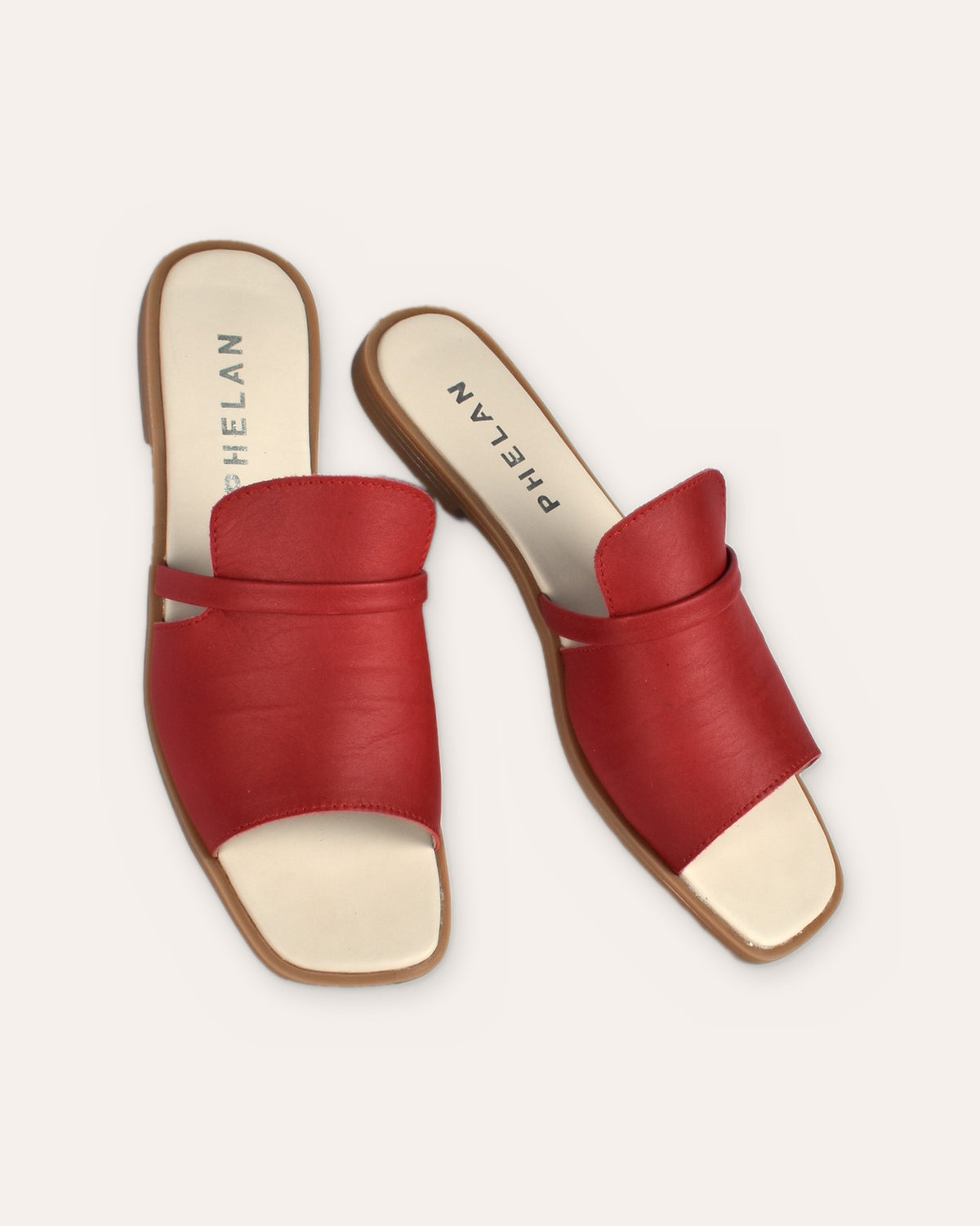 Ravello Slide in Red, the pair from above