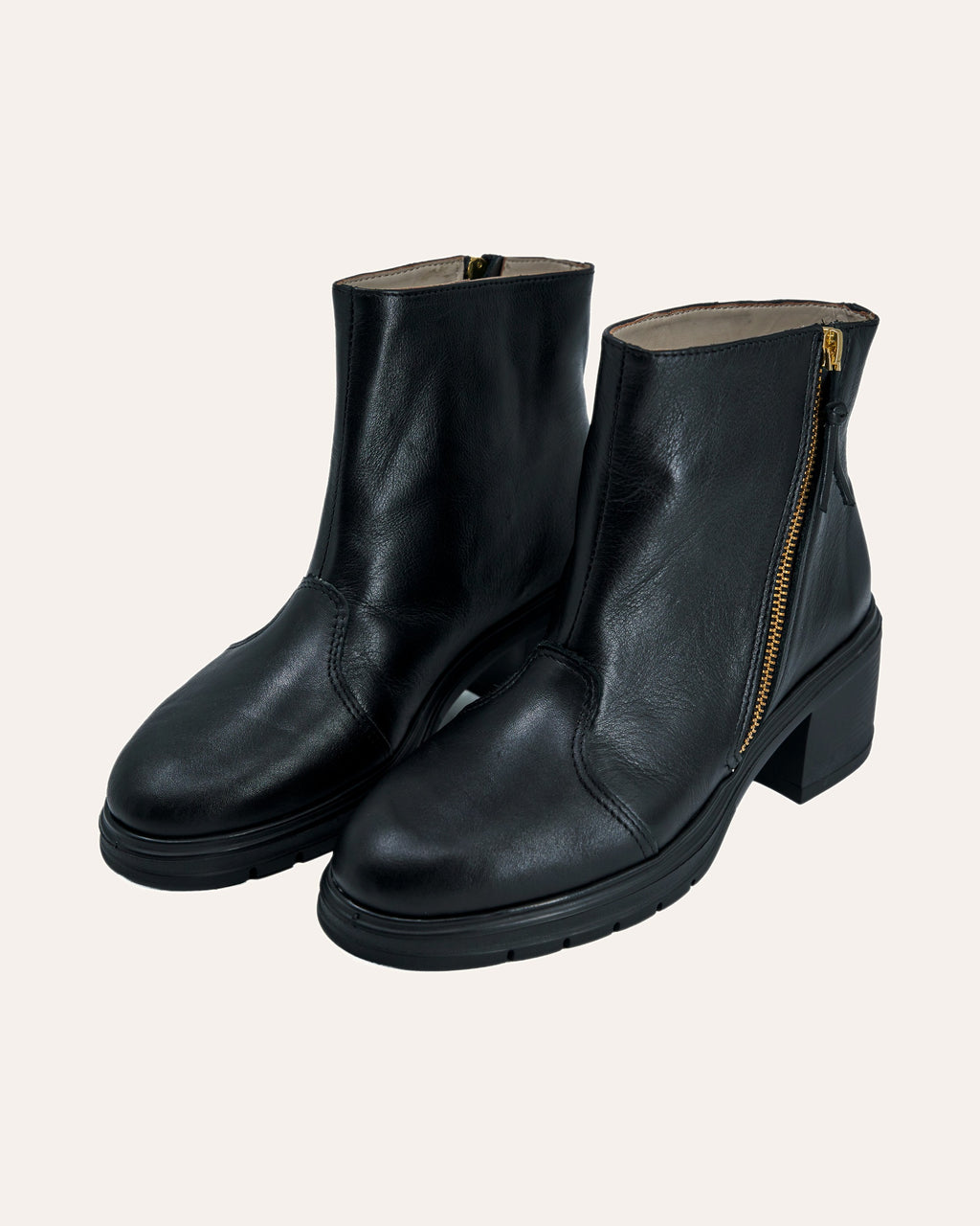 Elena Ankle Boot in Black — handmade leather ankle boot by Phelan Footwear