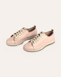 Hydra Sneaker in Blush/Silver — handmade leather sneaker by Phelan Footwear