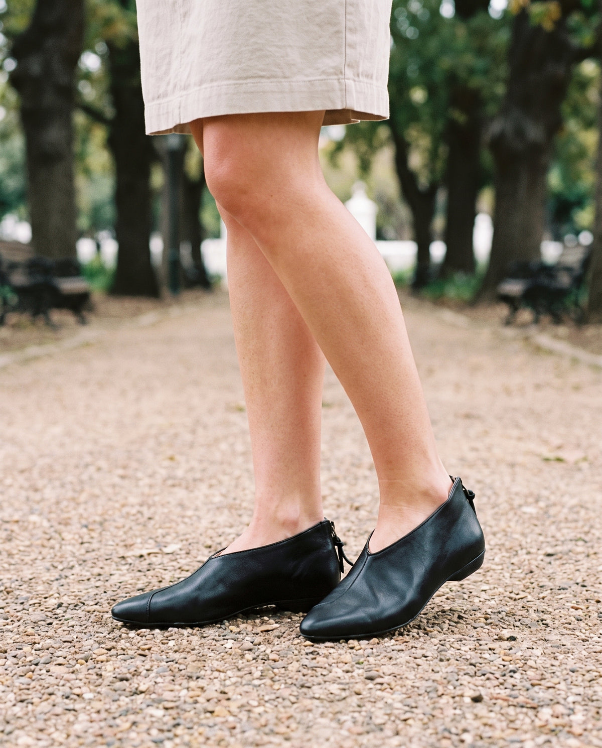 Pixie Flat in Black, worn